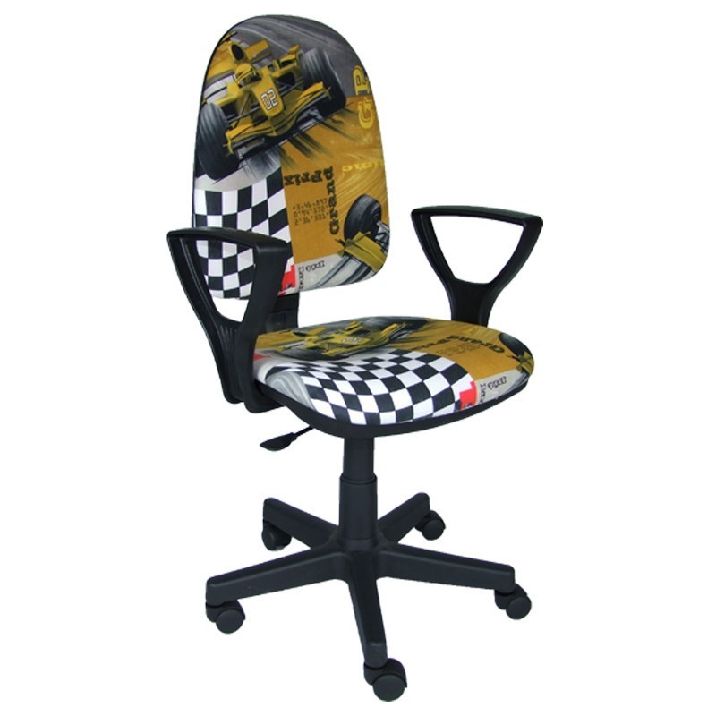 Krzesło Formuła 1 Yellow Black