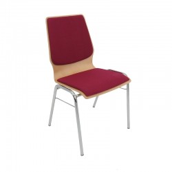 Krzesło Svezia tapicerowane oparcie i siedzisko