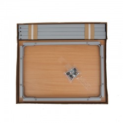 Stół prostokątny Box Alu 70x50 Buk