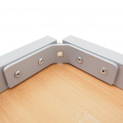 Stół prostokątny Box Alu 70x50 Buk