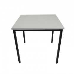 Stół kwadratowy Box Black 80x80 Szary