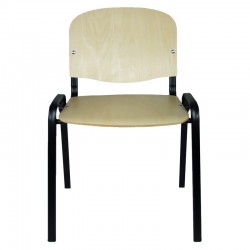 Krzesło Iso Black Sklejka