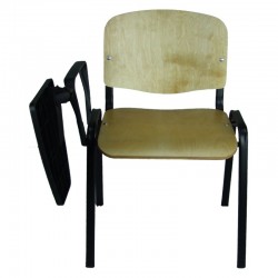 Krzesło Iso Black Sklejka z pulpitem