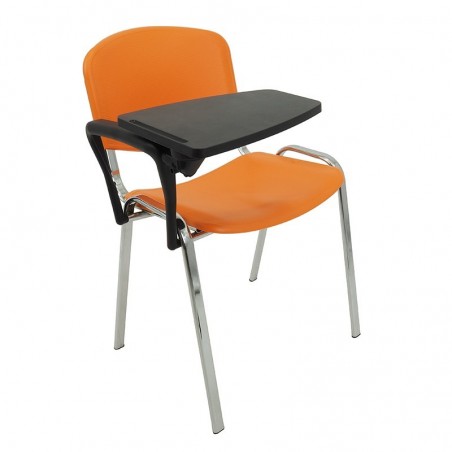 Krzesło konferencyjne Iso Chrom Plastik z pulpitem