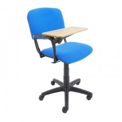 Krzesło biurowe Iso Black obrotowe z pulpitem ze sklejki