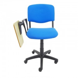 Krzesło biurowe Iso Black obrotowe z pulpitem ze sklejki