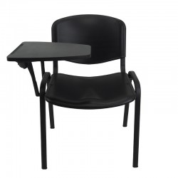 Krzesło Iso Black Plastik z pulpitem