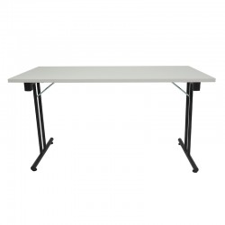 Prostokątny stół składany Black Szary 140x80